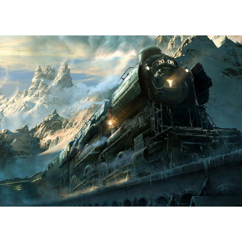 Classic Steam Train Wall Art - Bedroom, Bar, Dorm, or Study Decor