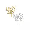 1pcs Couple Acrylic Cake Plugin Wedding Wedding Party Dessert Decoration