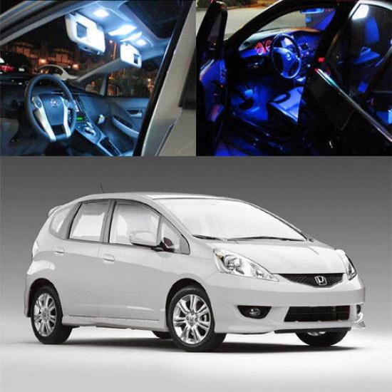 5 x 5050-SMD Светодиодный полный комплект для освещения салона/номера Для Honda FIT Jazz 2009 года выпуска и старше