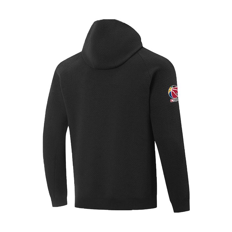 Li Ning CBA Series Simple Print Comfortable Versatile Sports Casual Long Sleeve Vintage Hoodie Unisex hoodies AWDVF69-1