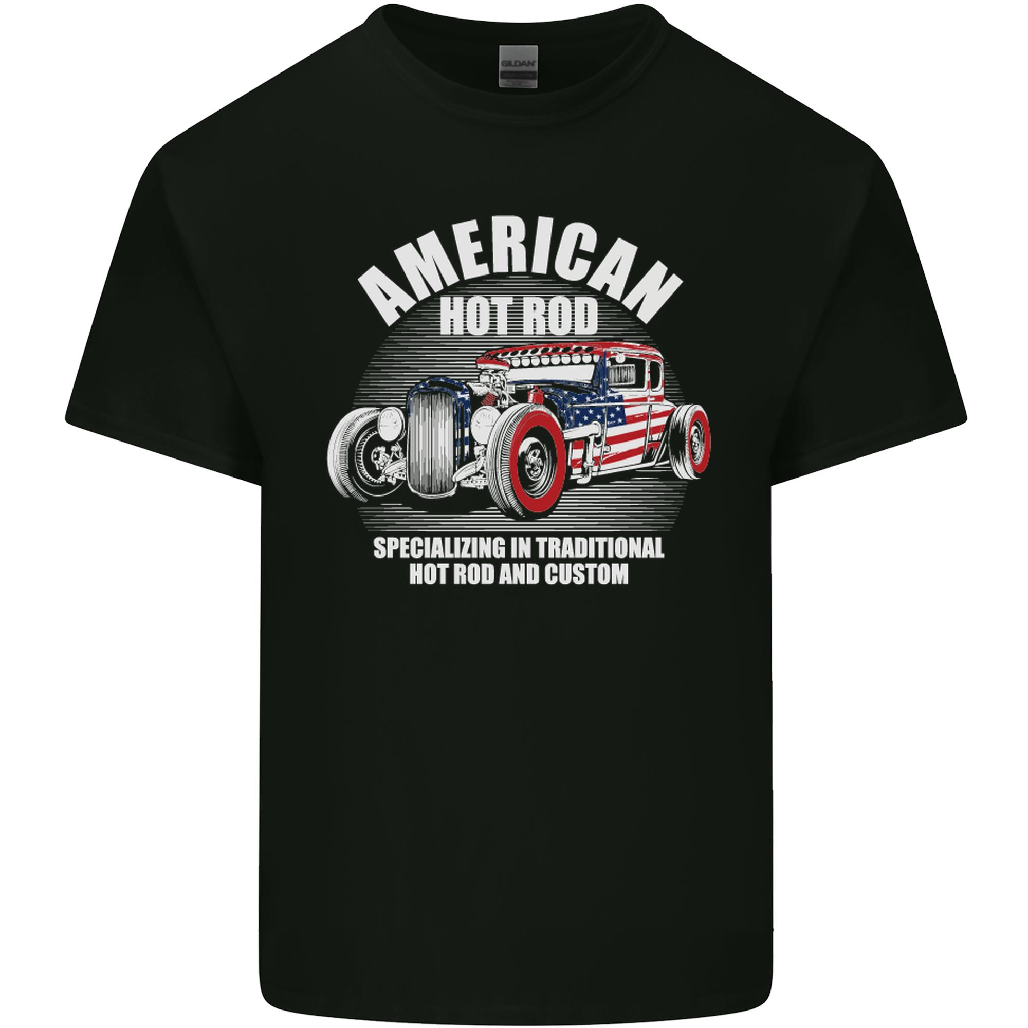 American Hot Rod Hotrod Dragster Racing Unisexs Light Cotton TShirt S