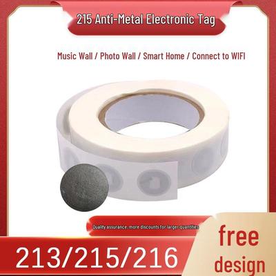 Tag Chip NFC Anti-Metallo 215 | Adesivo NFC Magnetico e Anti-Contraffazione | Muro Musicale Personalizzato
