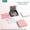 1SET Post-It Note Template Box Post-it Note Box