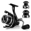 Ashconfish Spinning Reel Deep Reversible Handle Reverse Suitable for Saltwater and Freshwater Lightweight Reel - Spool/Shallow Spool, (Left/Right),