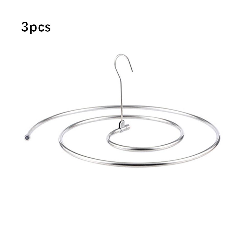 Runder Spiral-Aufhänger für Quiltblätter, Aufbewahrung zu Hause, Deckenaufhänger, rotierendes Trockengestell, platzsparend, Edelstahl