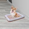 Dog Toilet Anti Slip Removable Mesh Potty Training Tray Puppy Pee Pad Holder for Small Dog Cat Pet Cleaning Supplies 47x35x3.5cm