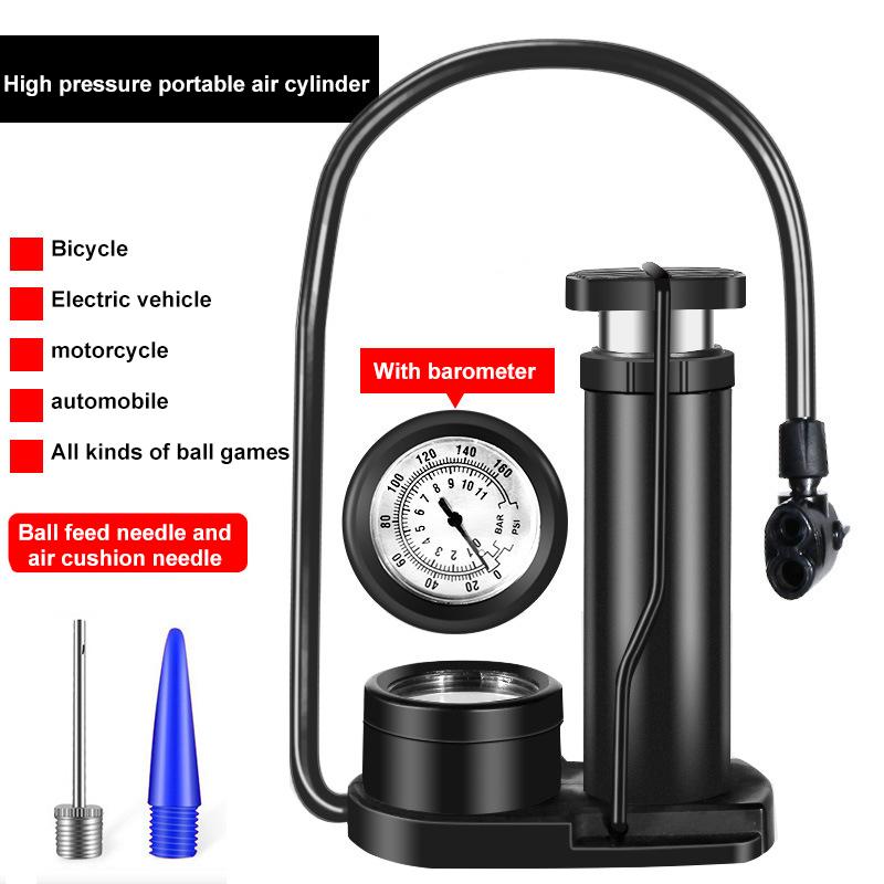 

Мини-велосипедный насос Алюминиевый сплав MTB Дорожный велосипед Напольный воздушный насос Накачиватель шин Schrader Presta Valve Велосипедный насос Аксессуары для велосипедов