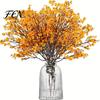 Safe Faux Floral Decor for Pets Realistic Artificial Flowers Autumn Home Decoration, Silk Decorative Entryway Branches Halloween Table Centerpiece And