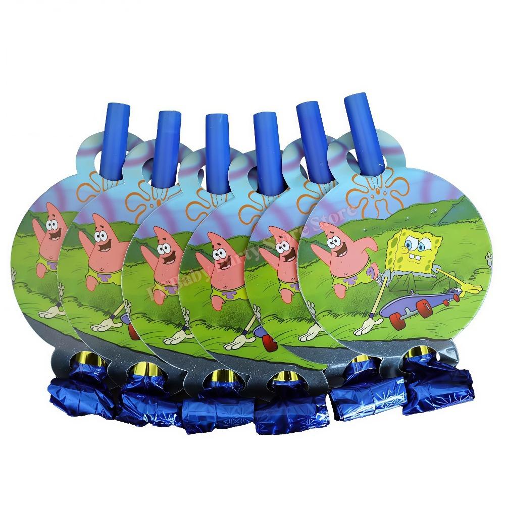 Cartoon Spongebobed Birthday Party Favors Bracelets Keychains Carnival Prizes Pinata Goody Bag Fillers Party Gift Birthday Decor