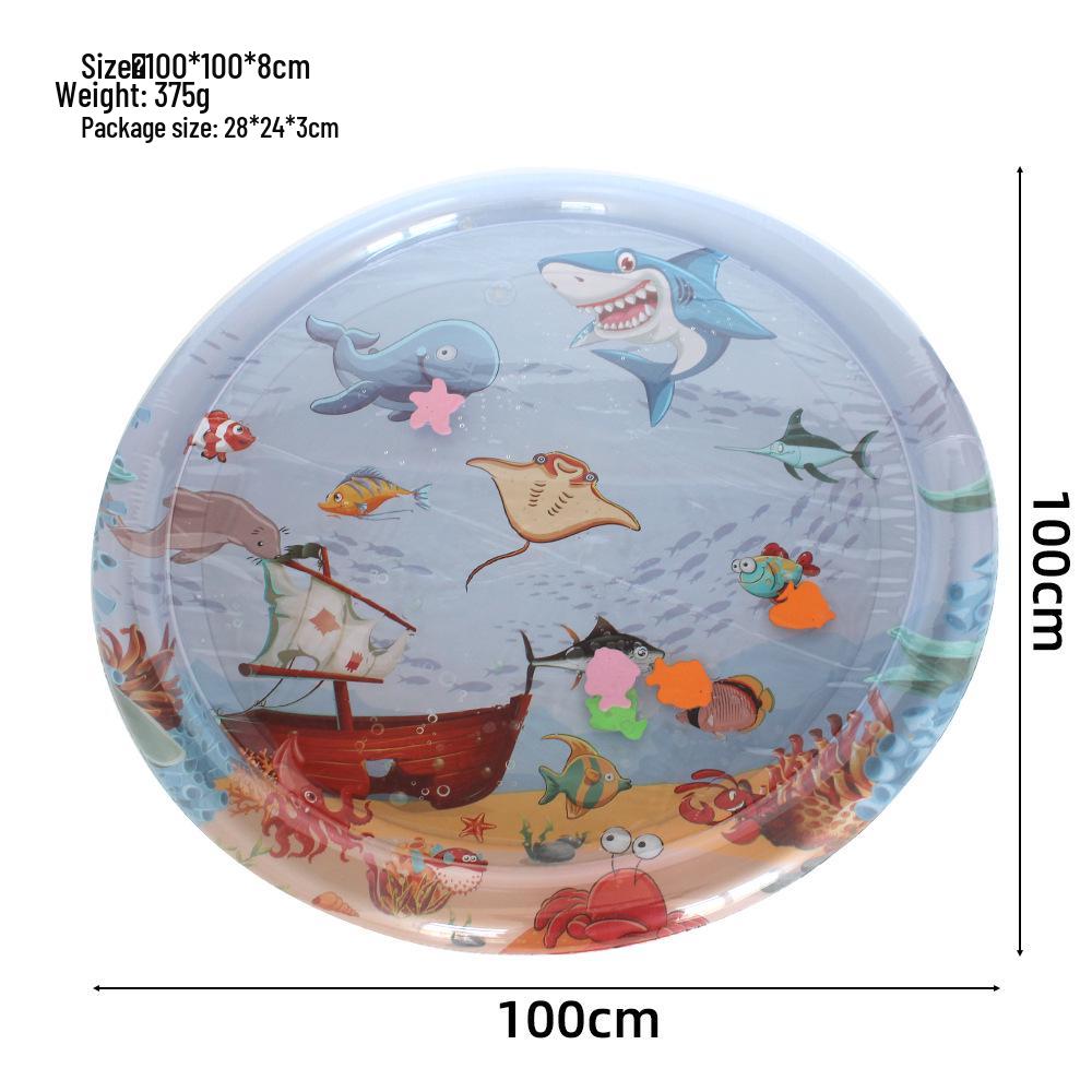 Inflatable Baby Water Mat - PVC Patting Cushion for Crawling Babies