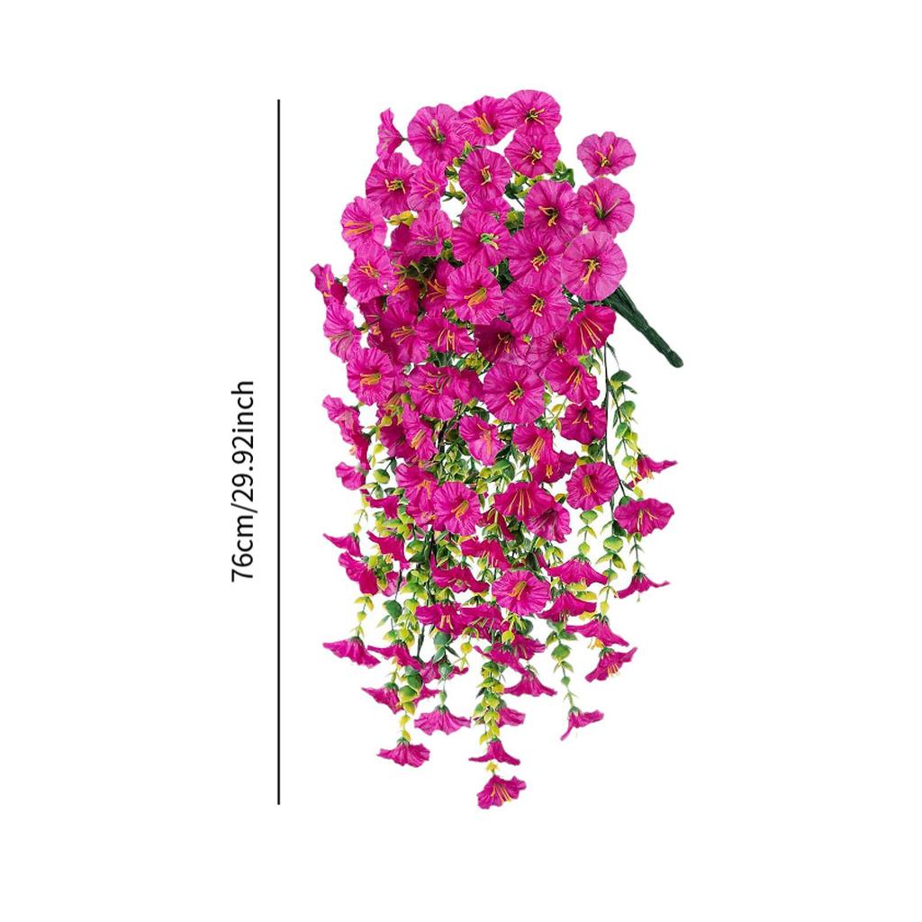 Artificial Hanging Plants Never Withering Fake Wall Hanging Plants for Porch Shopping Malls Restaurant Patio Housewarming