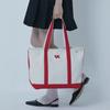 SYMBOL CANVAS BIG BAG RED
