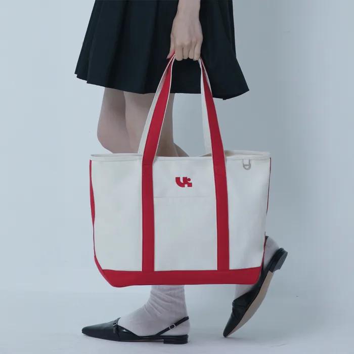 SYMBOL CANVAS BIG BAG RED