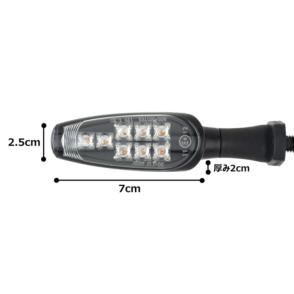 Kijima Jixar 250 Motorcykeldelar LED Blinkersats TRA2 GSX-S125/R125 GIXXER150/250/SF250 219-5176B