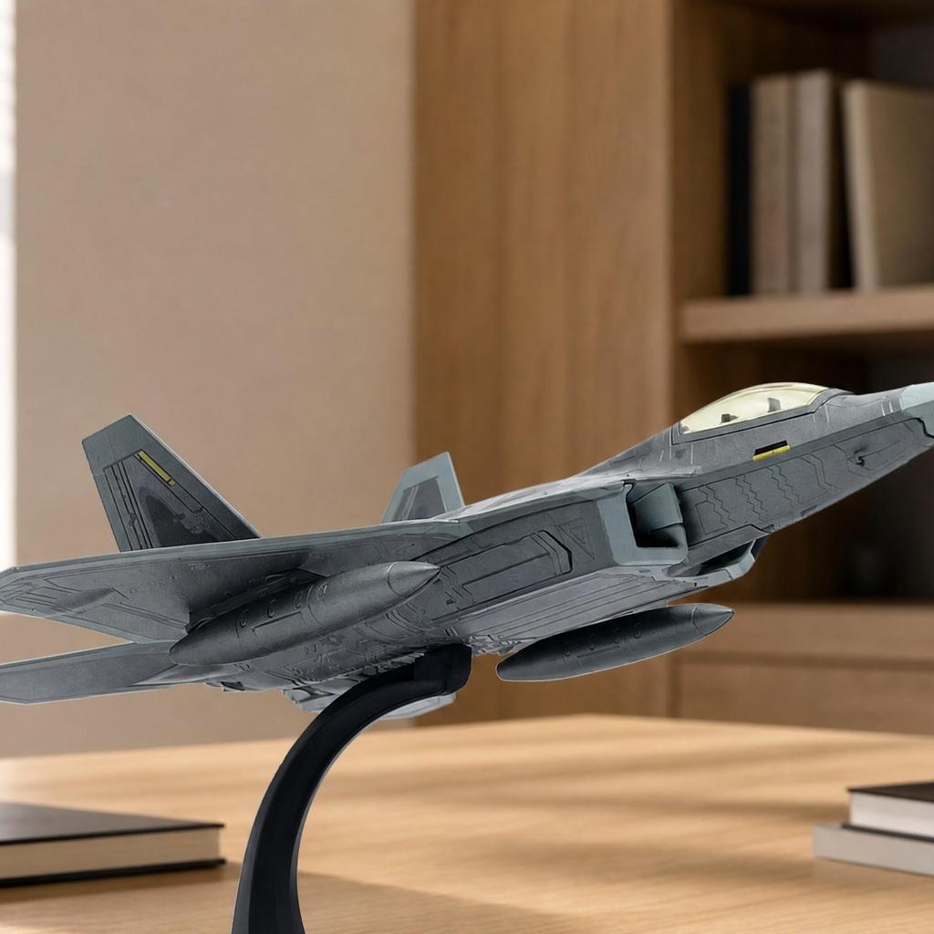 Fighter Jet Model No Assembly Required Static Aircraft Non-Powered