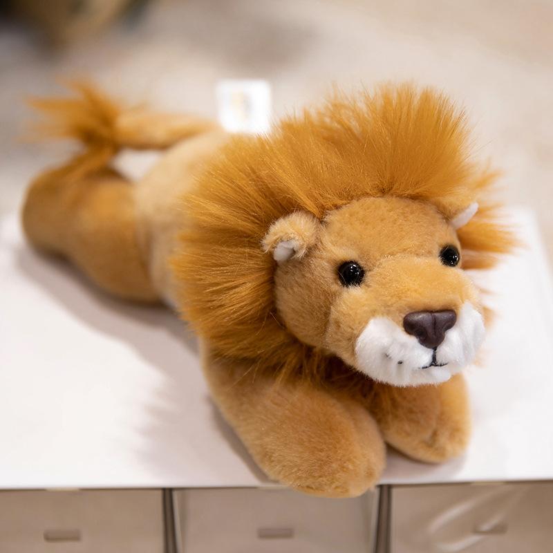 Party Style Forest Animal Doll Tiger Panda Fox Plush Toy Simulated Animal Doll Zoo Gift