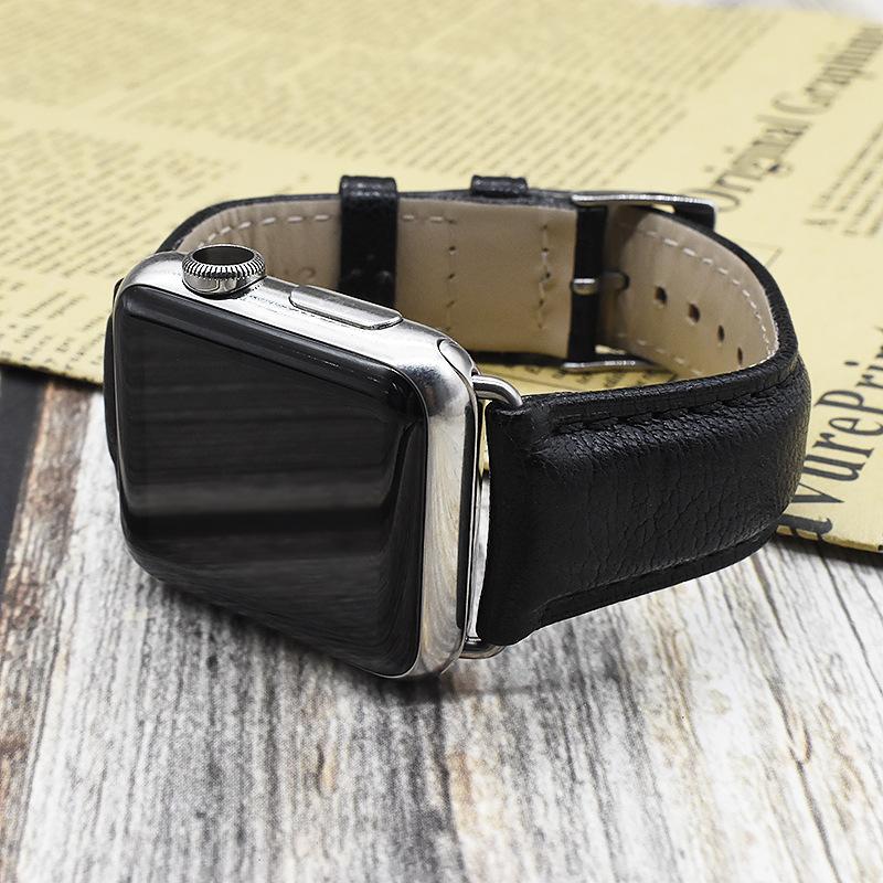 French Goatskin, All-Inclusive Edge Iwatch12345 Generation Leather Watch With Dongguan