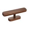 Black Walnut Jewelry Stand Solid Wood Necklace Hanger Elegant Organizer for
