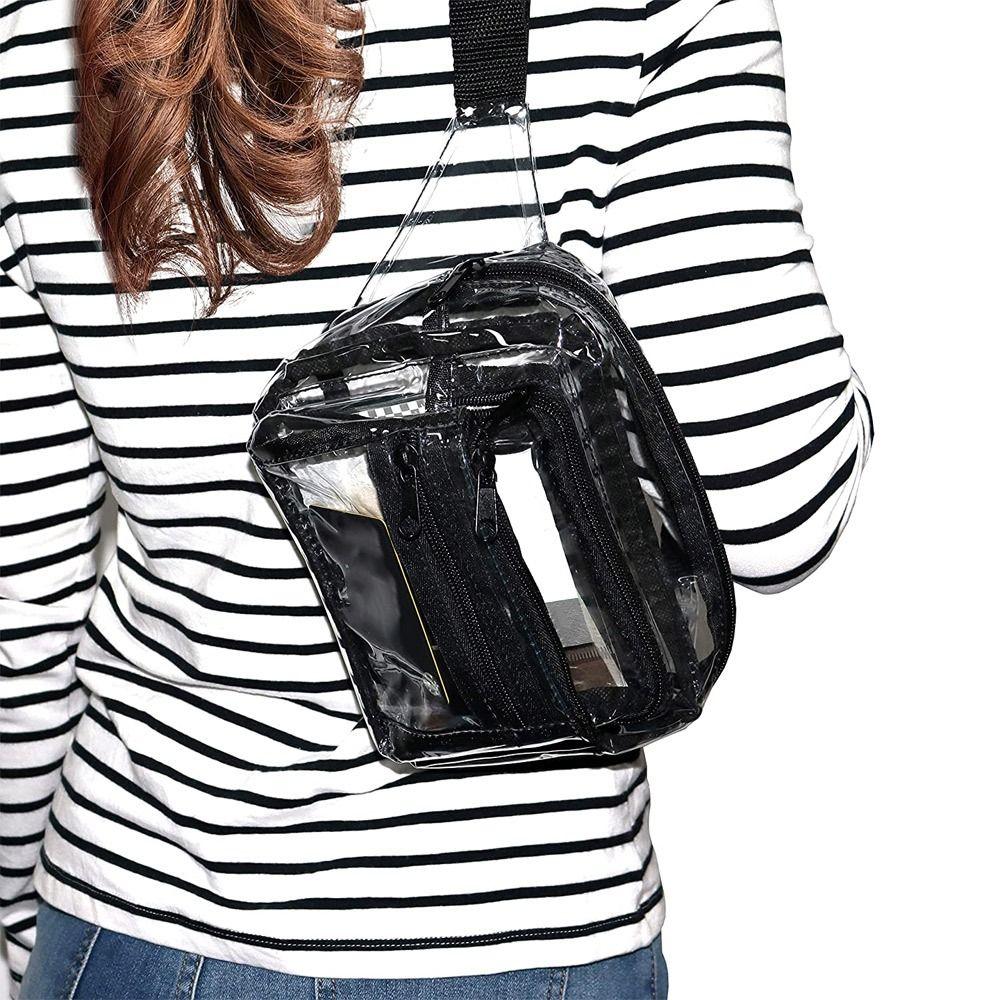 Clear Waist Bag Fashion Belt Bag Bum Bag for Festival Travel Beach Concerts Sporting Event