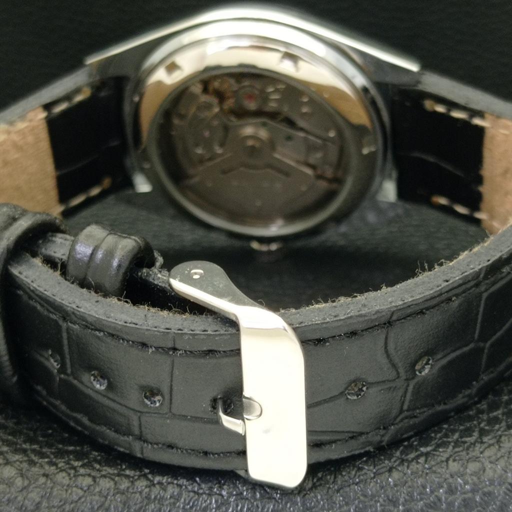 SEIKO 5 AUTOMATIC JAPAN MENS 6309A REFURBISHED BLACK COLOR DIAL WATCH a440314-4 Sk-a440314