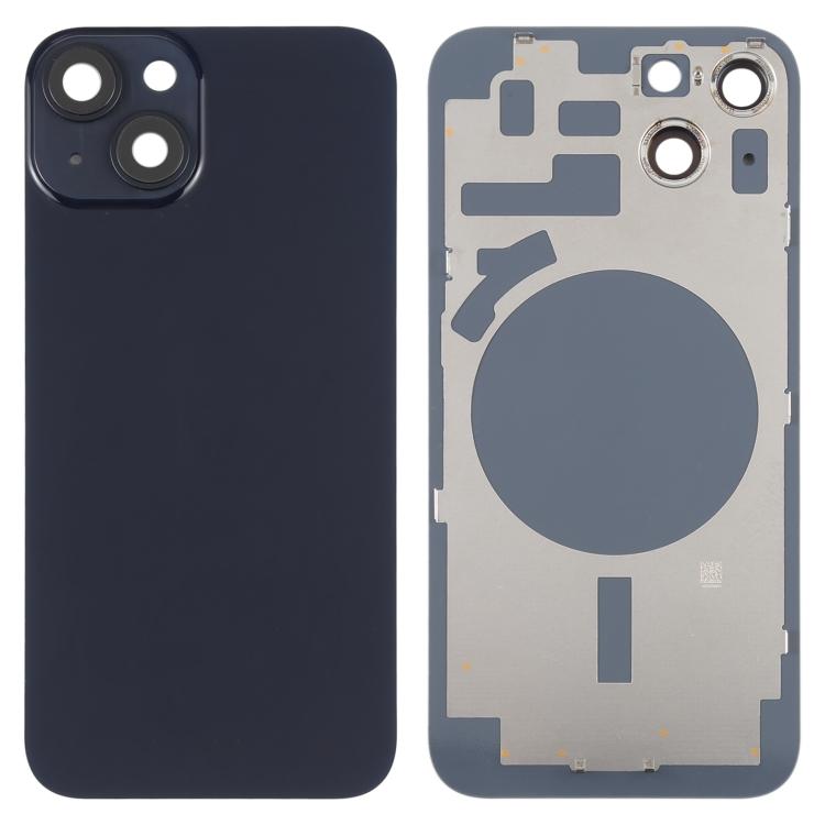 For iPhone 14 Plus Back Housing Cover with Camera Lens чёрный