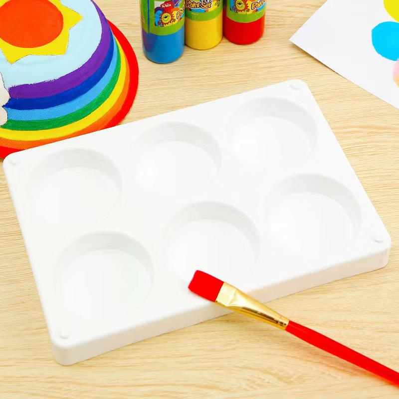 Children's Gouache Watercolor Finger Paint Tray Set