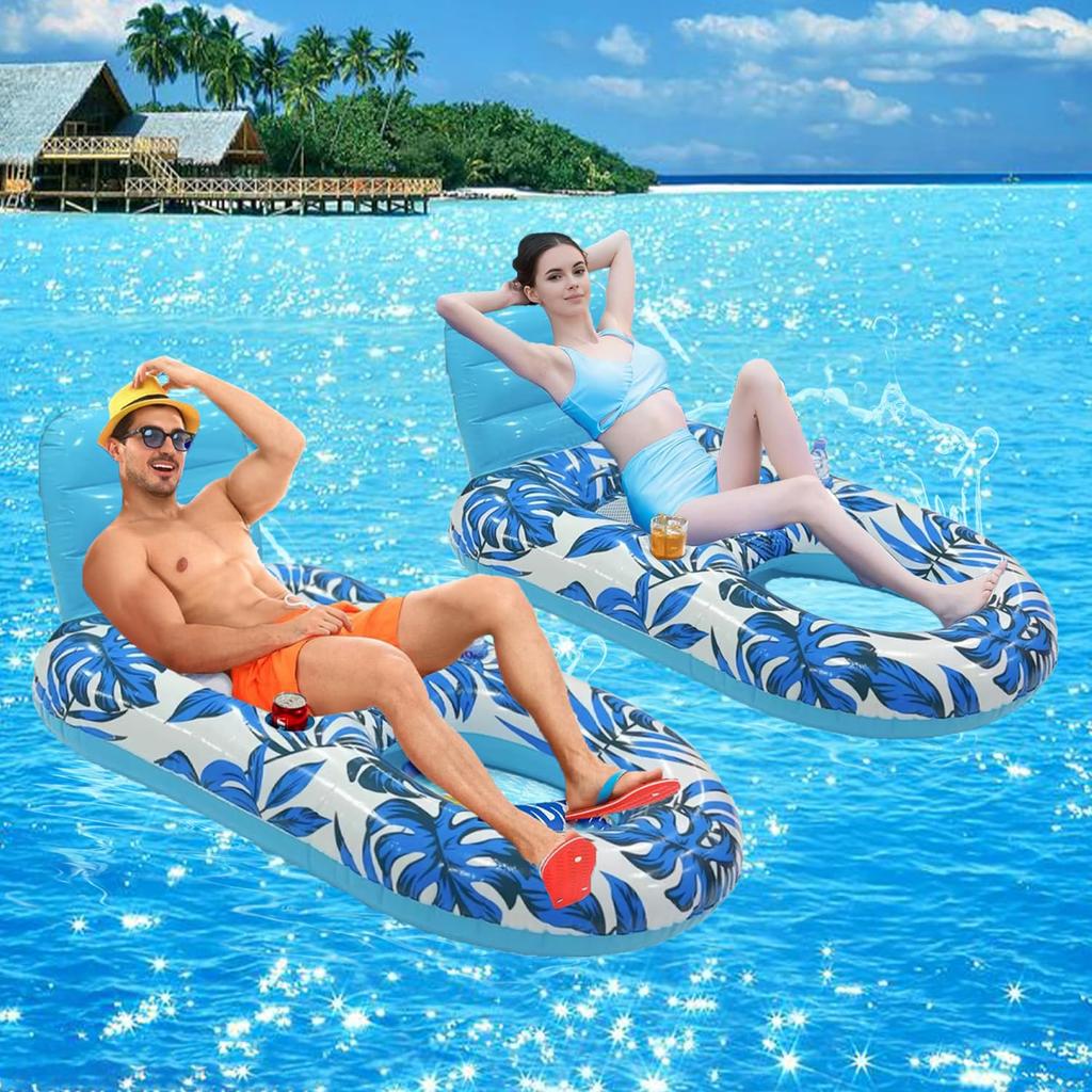 Adult Inflatable Float, Water Hammock, Water Floating Sofa, Floating Mat, Lounge Chair, Pool, Water Play, Boat, Heat Relief, Beach, Sunbathing, Water