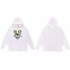 Mens Oversized Hooded Sweatshirt With Ape Head Print Heavyweight Cotton Long Sleeve Pullover Daily Wear