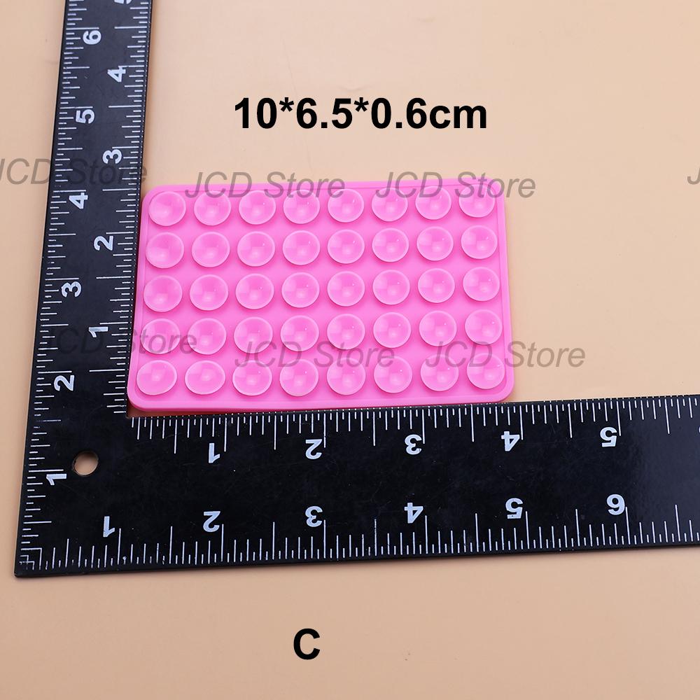 Single-sided Double Side Silicone Suction Pad Mobile Phone Fixture Suction Cup Backed Adhesive Silicone Rubber Sucker Pad Fixed 7