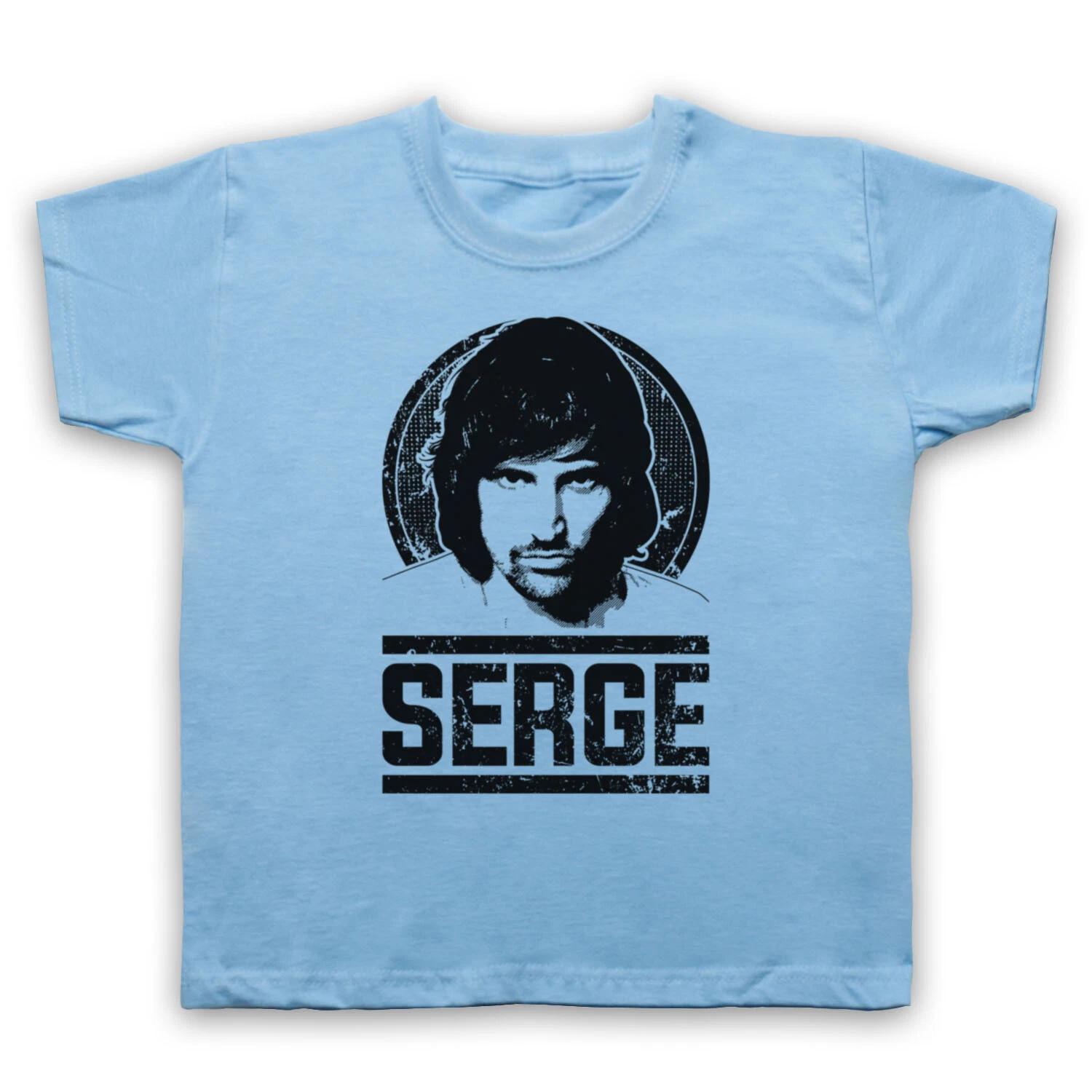 SERGE SERGIO PIZZORNO TRIBUTE ROCK UNOFFICIAL ICON KIDS CHILDS T-shirt 130