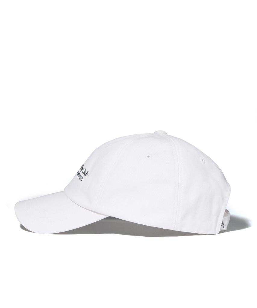SUNDAY HOBBY CLUB Square Logo Curved Cap - White