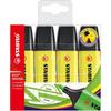Highlighter - Stabilo - Boss Original - Yellow - Refillable - Chisel Tip