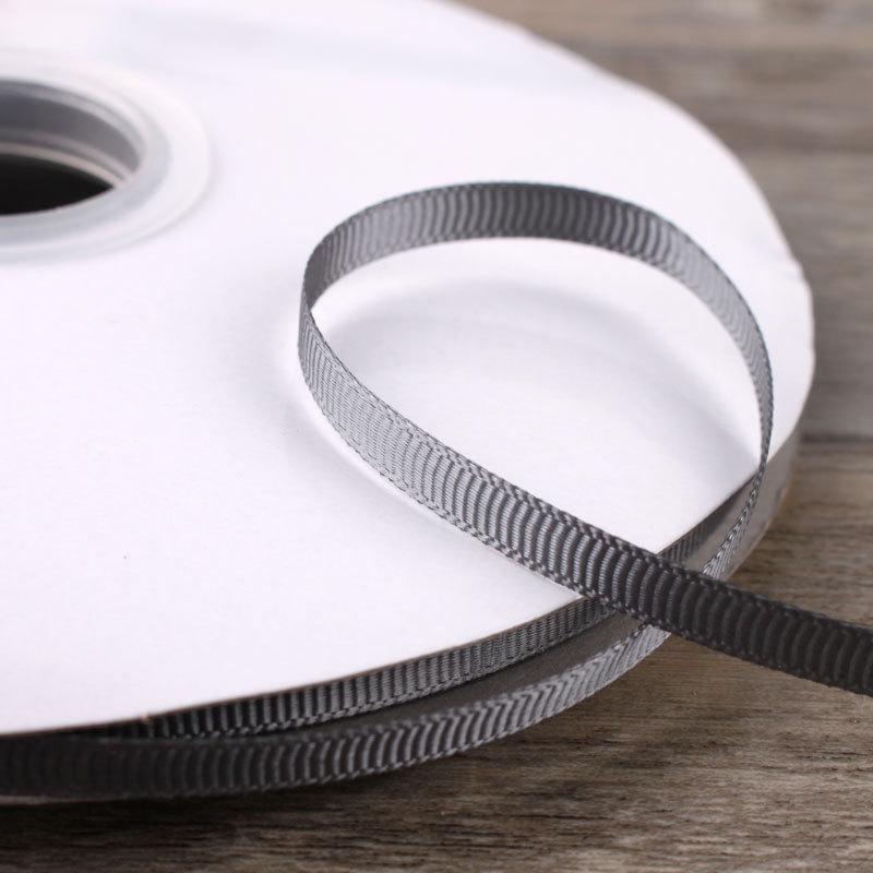 6mm Double-Sided Ribbed Satin Ribbon for DIY Bows, Hair Accessories, Packaging, and Weaving Decorations
