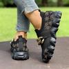 2025 Neue Bequeme Sneaker Flats Slip-on Damen Vulkanisierte Schuhe Mode Metall Dekoration Outdoor Lässig Atmungsaktive Sneaker