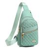 Minimalistische Damen-Brusttasche mit großer Kapazität, mehrlagig, wasserabweisend, Frontrucksack, lässige Outdoor-Umhängetasche für Mädchen