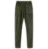Herren American-Retro Vertikal gestreifte Cordhose - Lockere gerade geschnittene Freizeithose für Herren