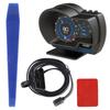 OBD2+GPS Smart Gauge Multiple Ala Digital Odometer Fault Diagnosis Clearing Time Speedometer Turbo RPM Gauge Car Head Up Display