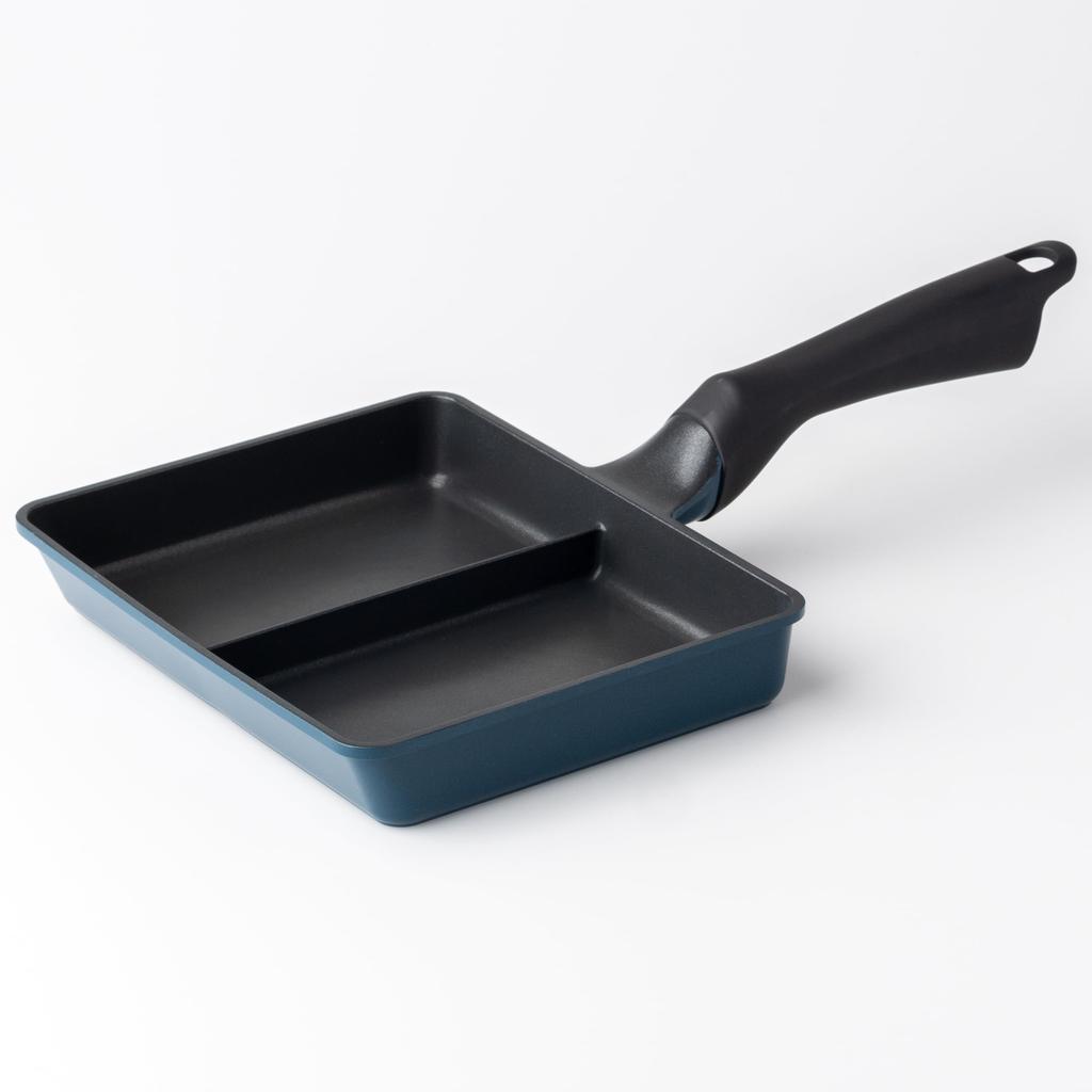 Atlas Ultralight Frying Pan, IH and Gas Stove Compatible, Separate Type, Square, Lightweight, Non-stick, High Heat Efficiency, Daikin Silkware, Easy t