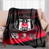 Be?ikta? Istanbul Crest Emblem Blanket Suitable for Sofas, Beds, Offices, And Camping - Perfect Gift for Halloween Christmas