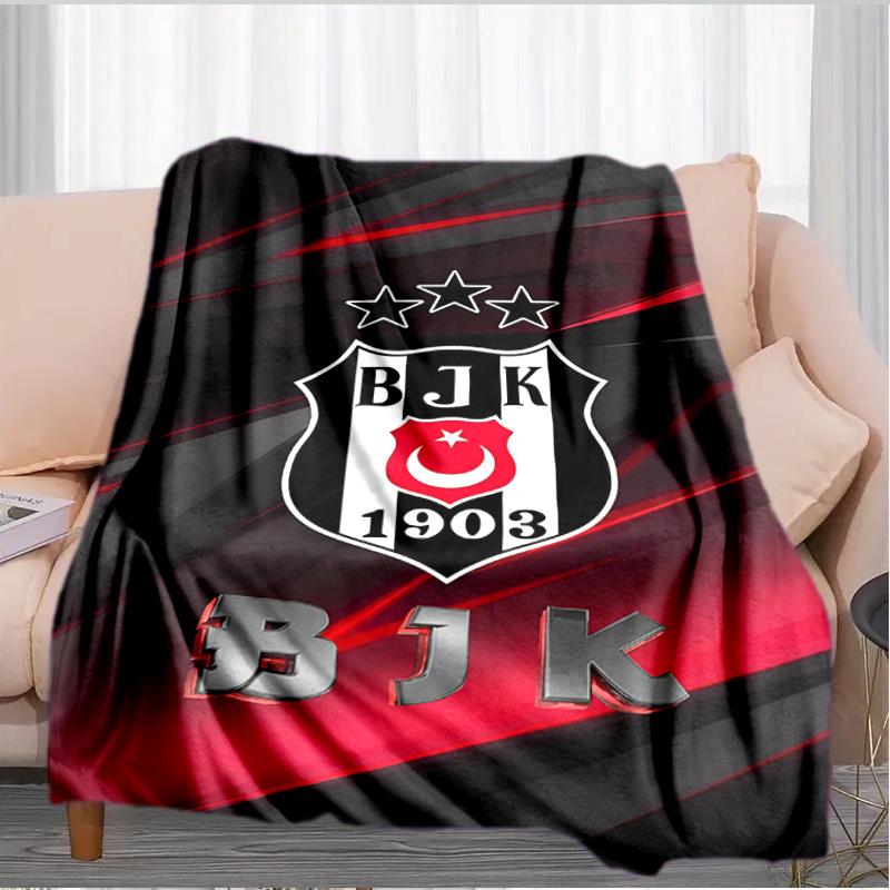 Be?ikta? Istanbul Crest Emblem Blanket Suitable for Sofas, Beds, Offices, And Camping - Perfect Gift for Halloween Christmas