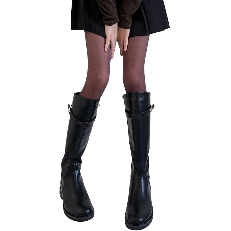 

[TOMOTHY] lame tights lame stockings glitter stockings Thick free size wedding party Sparkling red