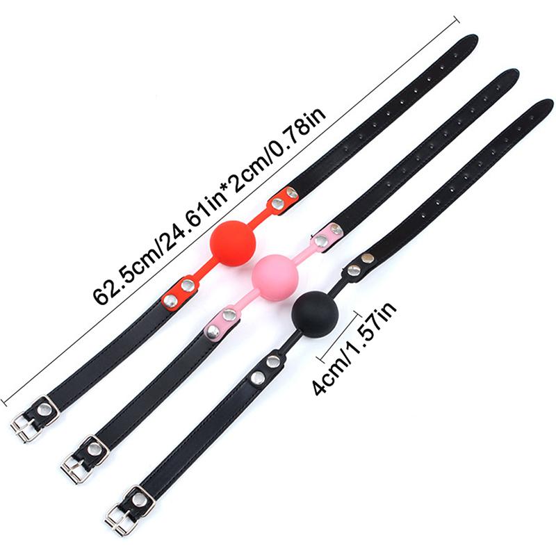 For Women Sex Shop 18+ Bdsm Bondage Gag Adult Games Mouth Ball Open Mouth Erotic Flirting Sex Toys Couples Women No Vibrators