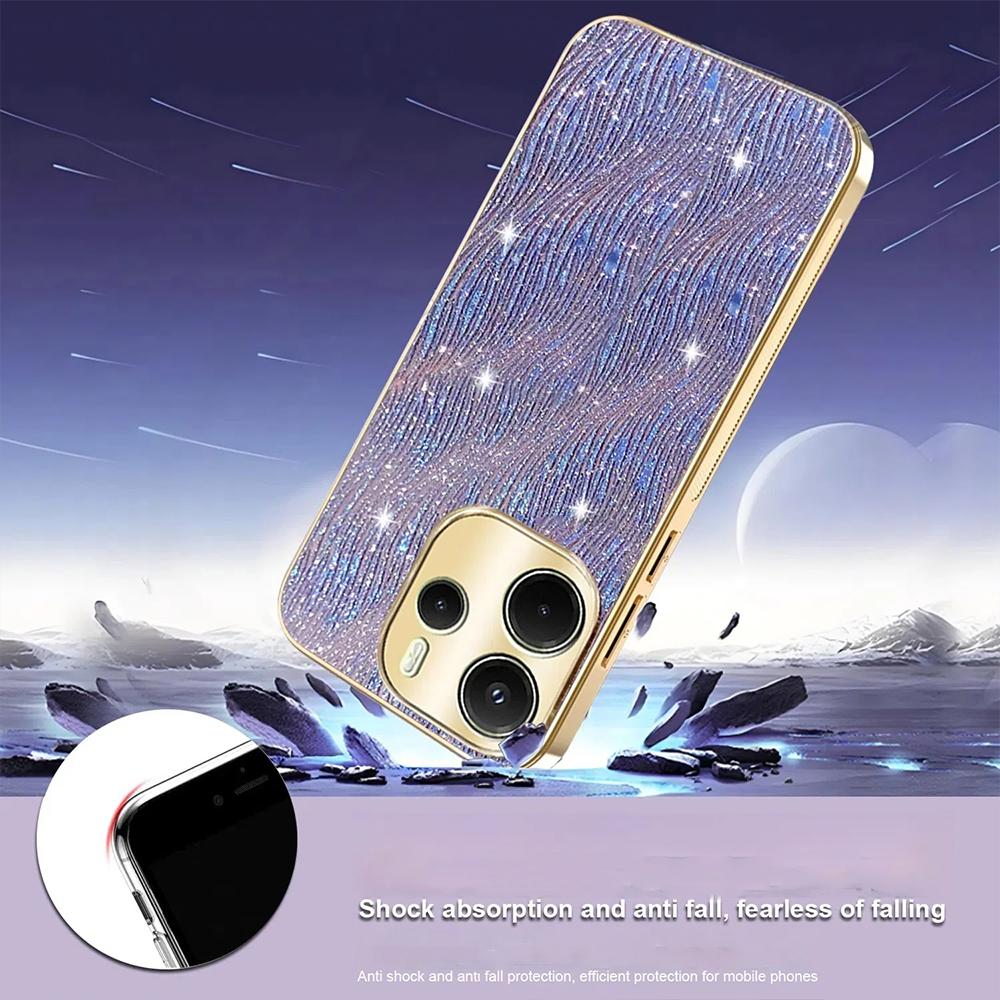 Luxuriöse galvanisierte TPU-Handyhülle für Xiaomi Redmi Note 14 Pro 4G 5G Note14 4G 5G Poco X7 Hülle Stoßfest Coque Funda Shell