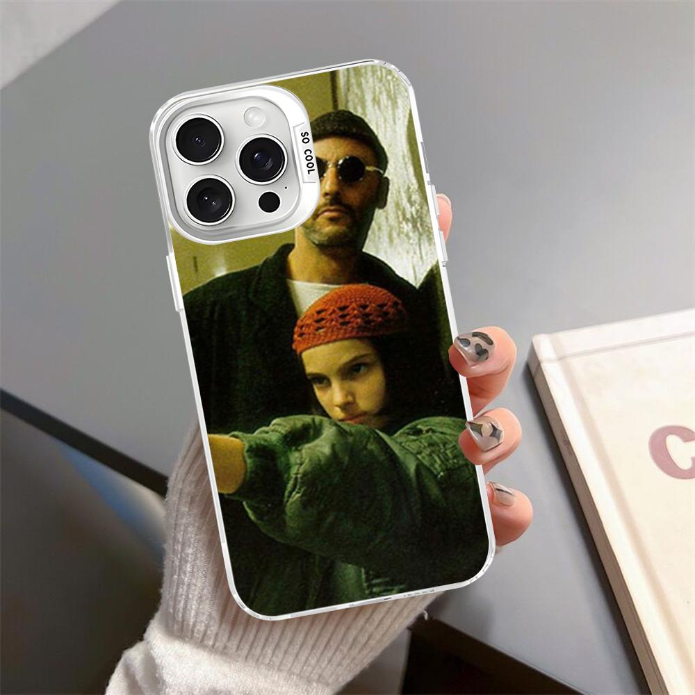 

Film Leon The Professional Phone Case For iPhone 16 15 14 13 12 11 Pro Max X XR XSMAX Matte Shockproof Back Cover iPhone 16pro max