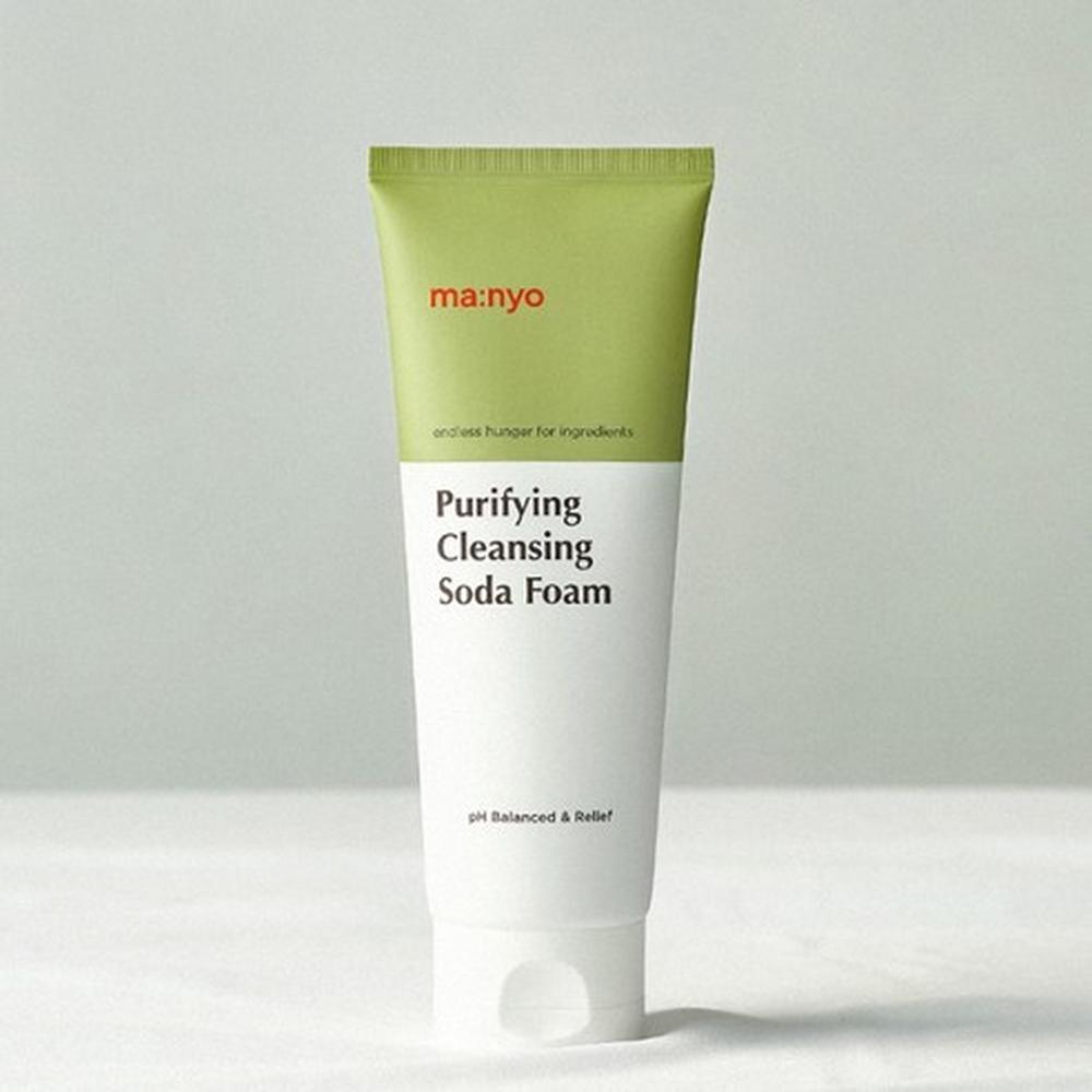 Manyo Factory Purifying Cleansing Soda Foam 150ml – Deep Pore Cleansing & Sebum Control, Korean