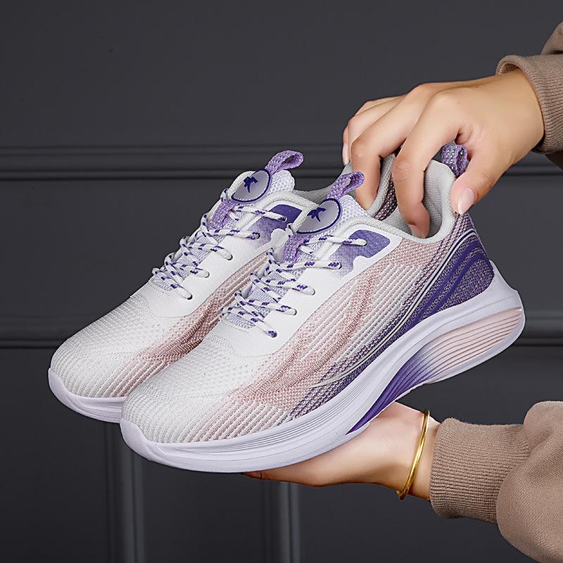 

Повседневная беговая летняя мода противоскользящая походная сетчатая воздухопроницаемая спортивная обувь теннисная женская тенденция 2025 года женские кроссовки пара 45 фиолетовый