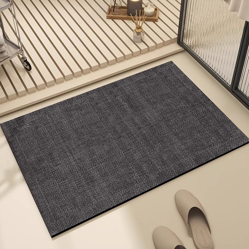 

Bathroom Mat Absorbent Floor Mats Bath Carpet Soft Diatom Mud Non-slip Rug Toilet Doormat Entrance Door Tappeto Bagno Alfombra 1pc 50x80cm