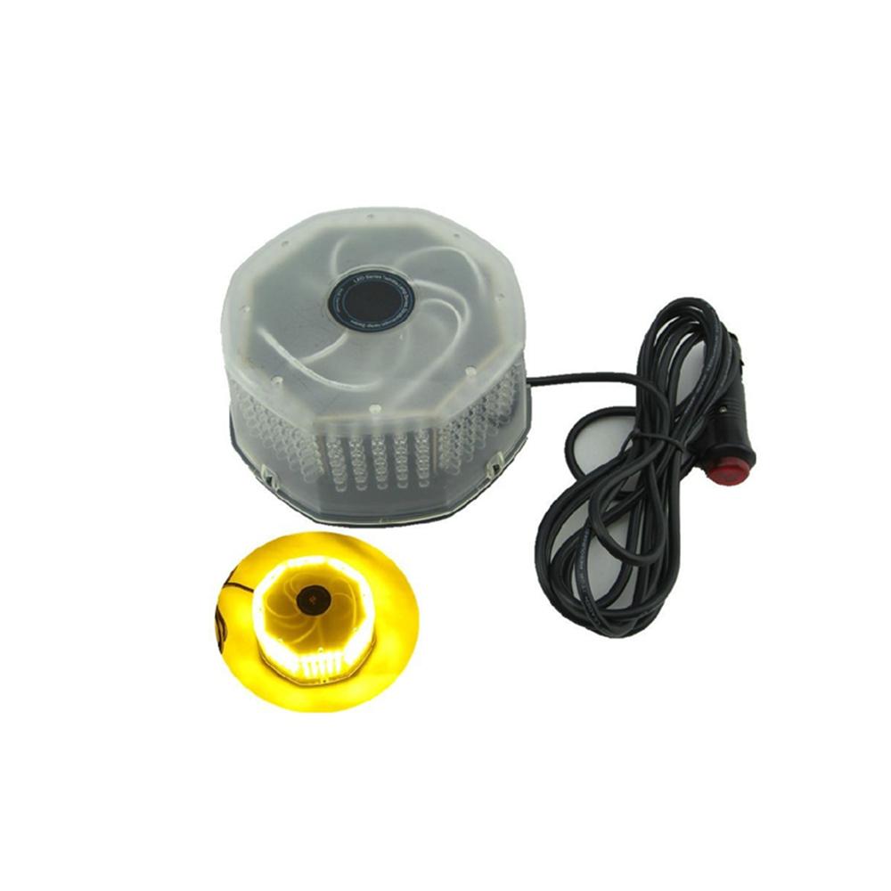 

Yellow 240 LED Octagonal Strobe Light, Rotating Beacon, Emergency Warning