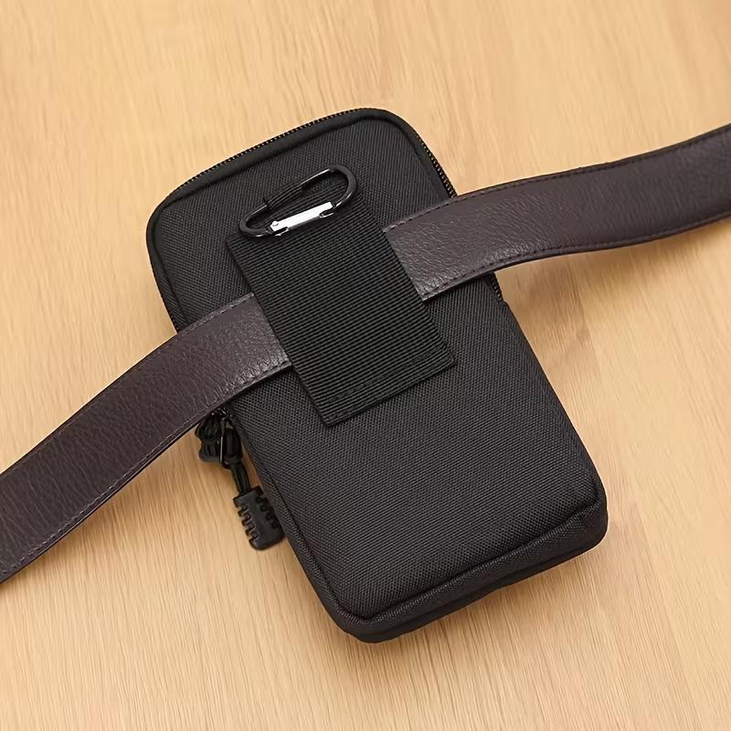 Vertical Waist Bag, Man Belt Pouch Mobile Phone Bags For Men Phone Case Molle Pack, Small Tactical Duty Belt Storage Bag