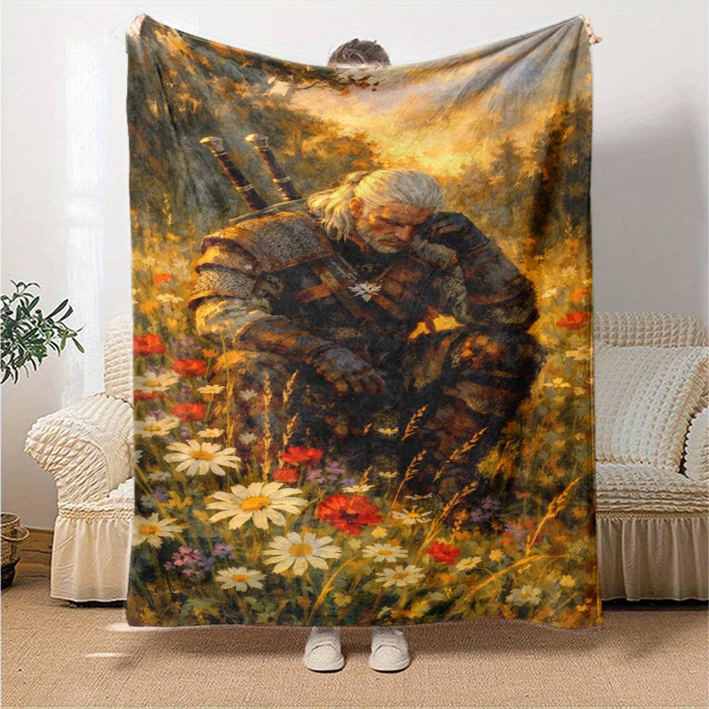 The Witcher 3 Blanket Durable Comfort Great For Office Office Chair Picnics For All Seasons Warmthful Decor Perfect Gift For Relatives And Friends